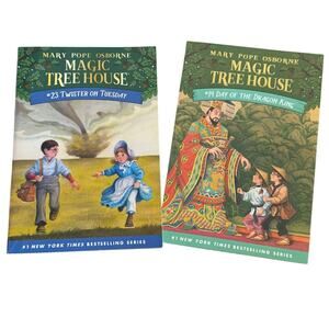 Magic Tree House Books Bundle Day of the Dragon King #14 Twister on Tuesday #23